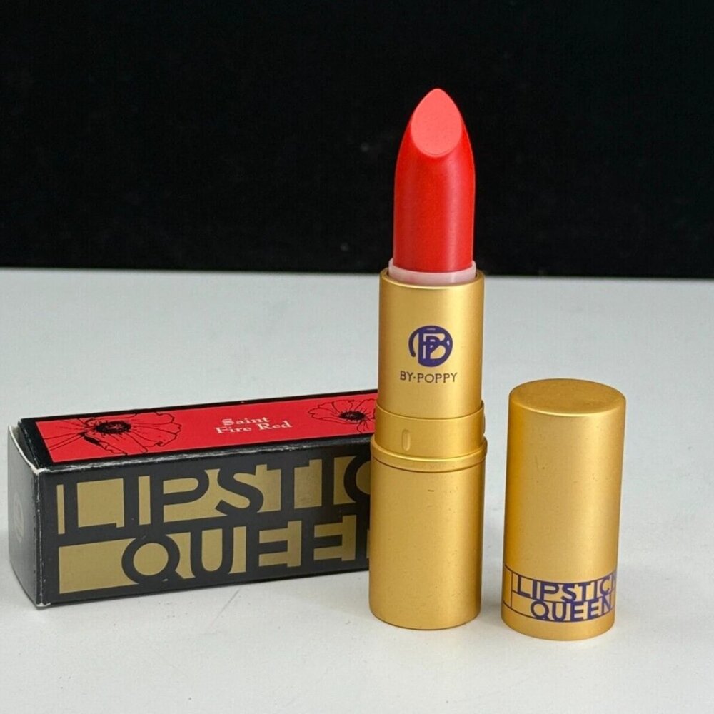 Queen Lipstick Saint Fire Red New in Box